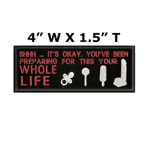 Shhh okay embroidered - shhh,