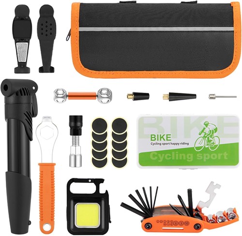 Bicycle repair bag with tire - repair,