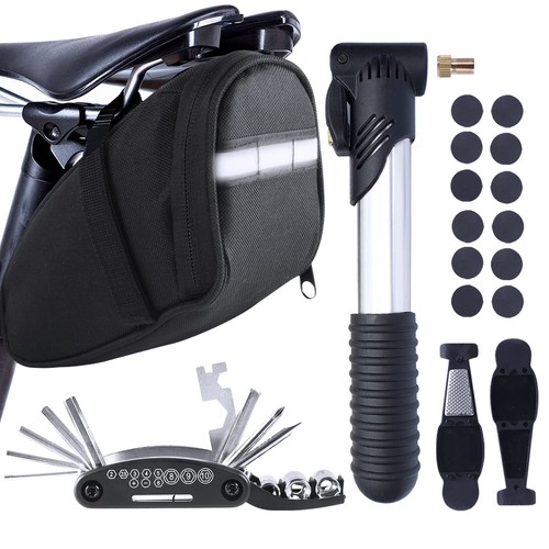 Bike repair kit saddle bag - kit,