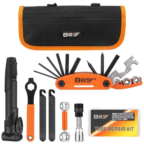 Bicycle repair bag with tire - repair,